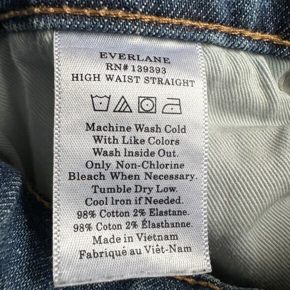 Everlane High Waist Straight Ankle Jeans - Picture 11 of 11
